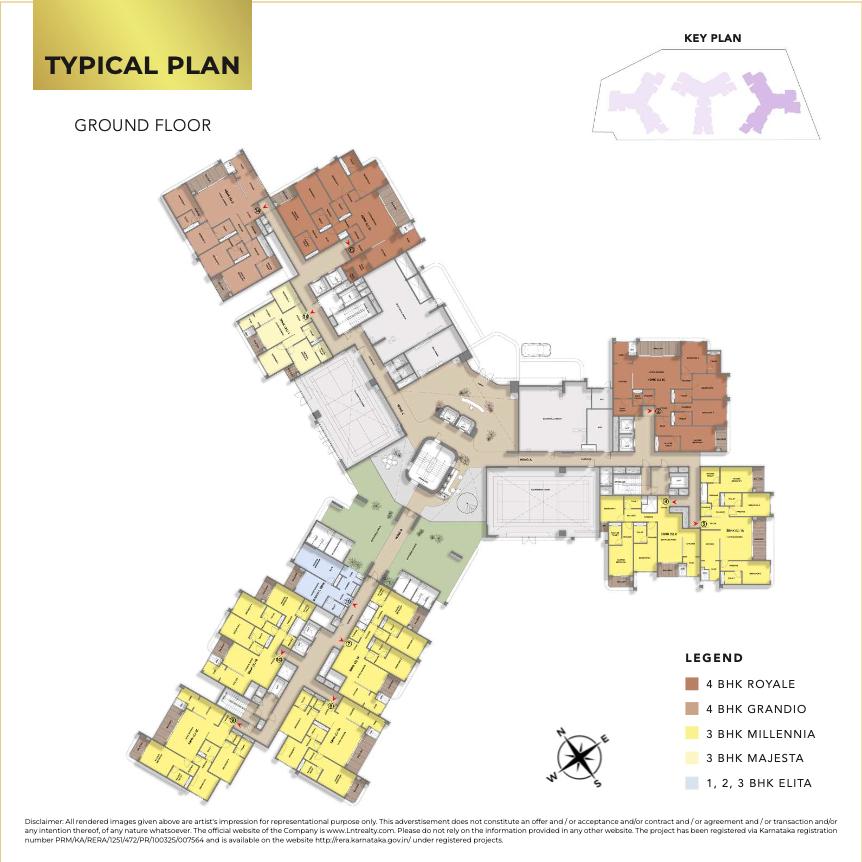 3 BHK Floor Plan